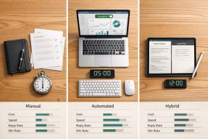 Manual vs Automated Bidding on Upwork: Cost, Speed, and Win Rate